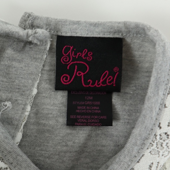 GIRLS RULE dress, size 12M - Picture 4 of 4